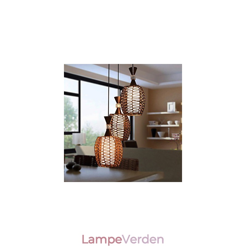 Cany Art Vævning Klassisk Kontrakteret Droplight Lampe Lys