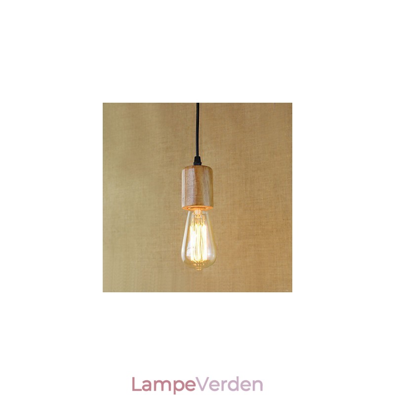 Pendellygter Traditionel Klassisk Vintage Retro Country Garage Træ Bambus