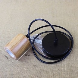 Pendellygter Traditionel Klassisk Vintage Retro Country Garage Træ Bambus