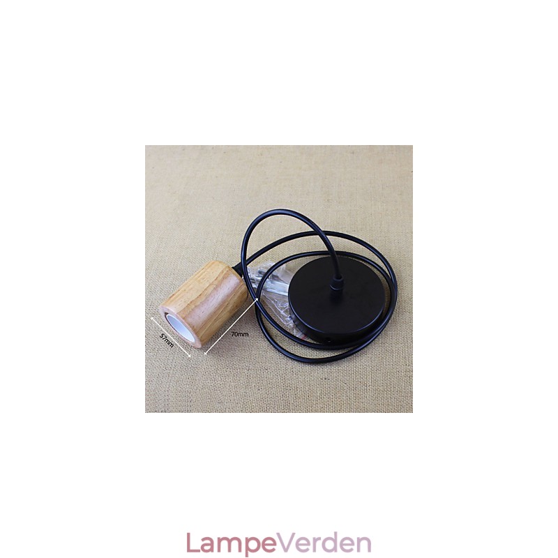 Pendellygter Traditionel Klassisk Vintage Retro Country Garage Træ Bambus