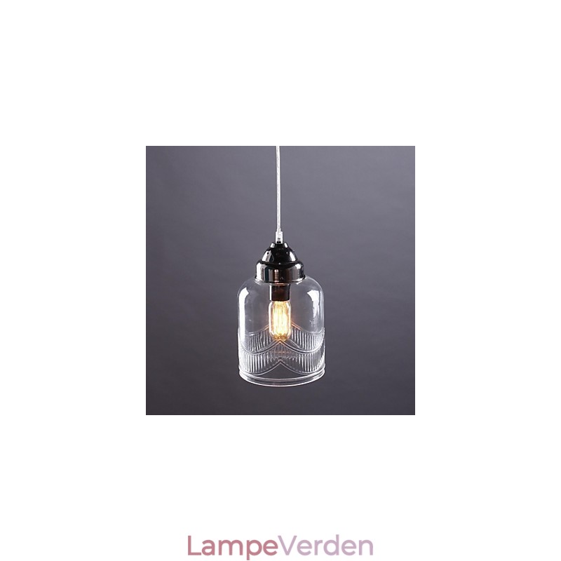 Moderne moderne traditionel klassisk vintage lanterne Country Nikkel Glas Pendant Light Dining