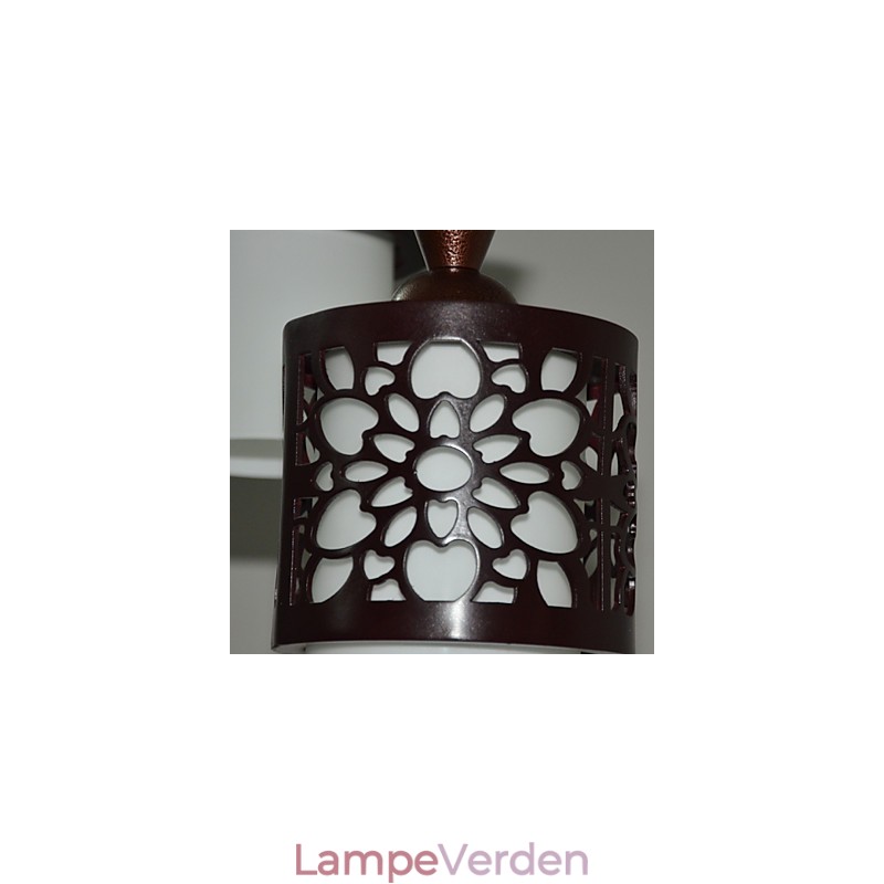 Moderne kinesisk stil Klassisk massivt trætromme Creative Single Head Droplight Lamp Light
