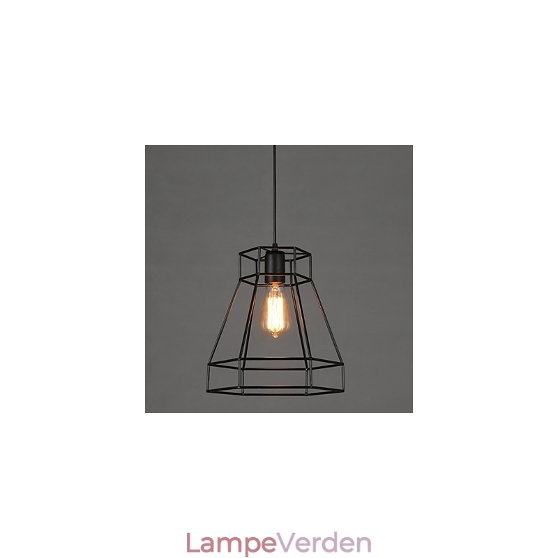 Geometrisk linje diamant smedejern lysekrone pendel lys moderne moderne