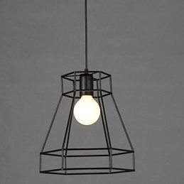 Geometrisk linje diamant smedejern lysekrone pendel lys moderne moderne