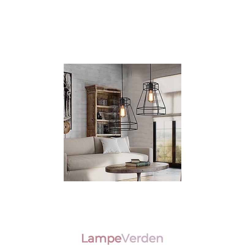 Geometrisk linje diamant smedejern lysekrone pendel lys moderne moderne