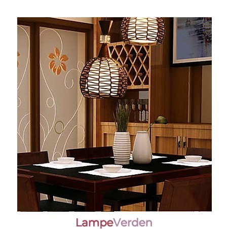 Landdistrikter Cany Art Vævning Klassisk kontraheret Droplight Lampe Lys Landdistrikter Cany Art Vævning Klassisk kontraheret Droplight Lampe Lys