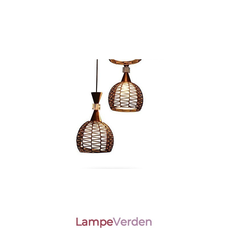 Landdistrikter Cany Art Vævning Klassisk kontraheret Droplight Lampe Lys