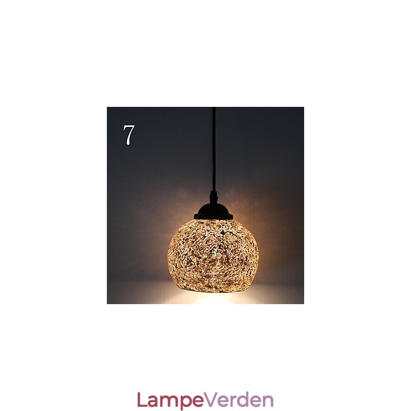 Enkel mode Marcelo G lysekrone i glas, der genskaber ældgamle måder, lys