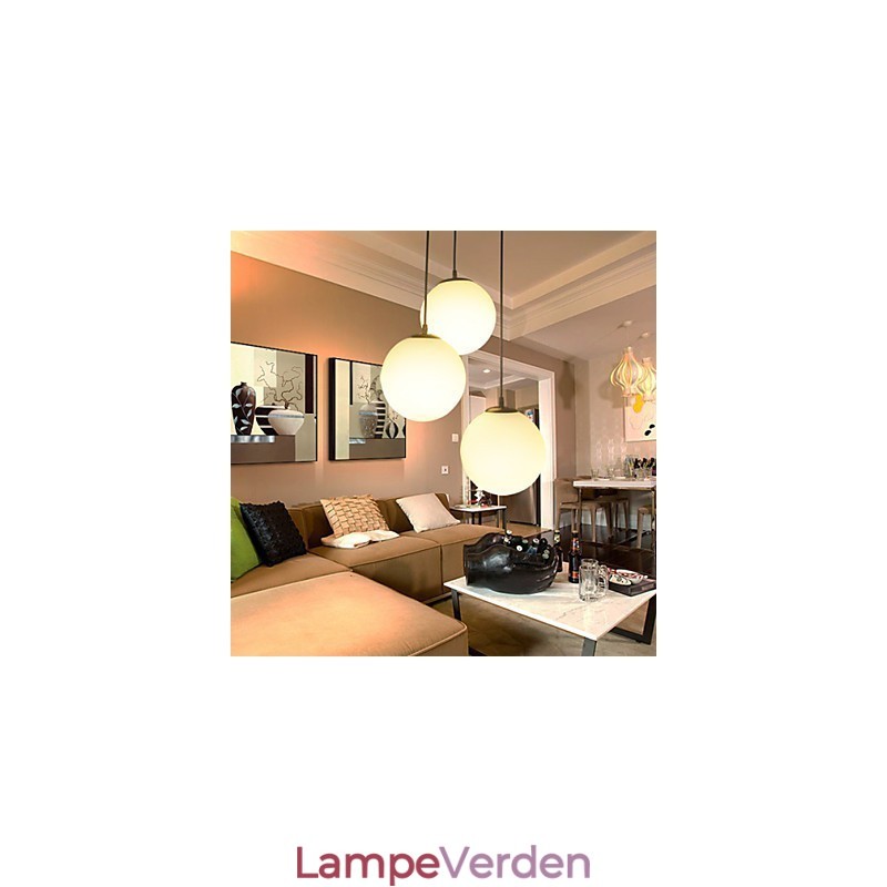 Glaskugle lysekrone sfærisk lys Enkel enkelt hoved droplight lampe belysning