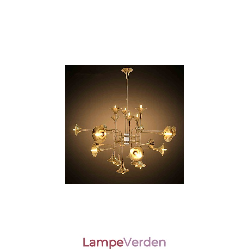 Country Mini Style galvaniseret metal lysekrone
