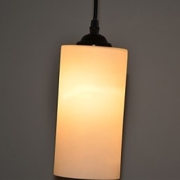 Rund lige glas enkelthoved droplight lampe lys