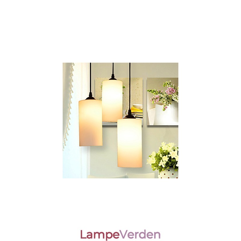 Rund lige glas enkelthoved droplight lampe lys