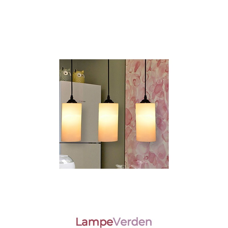 Rund lige glas enkelthoved droplight lampe lys
