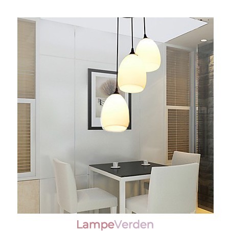 Moderne og kontraheret L Kreativ glaskuglemåltider Lysekronelampe Lys Moderne og kontraheret L Kreativ glaskuglemåltider Lysekronelampe Lys