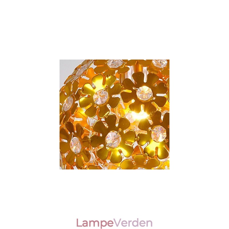 Moderne moderne krystal mini-stil guld metal lysekrone
