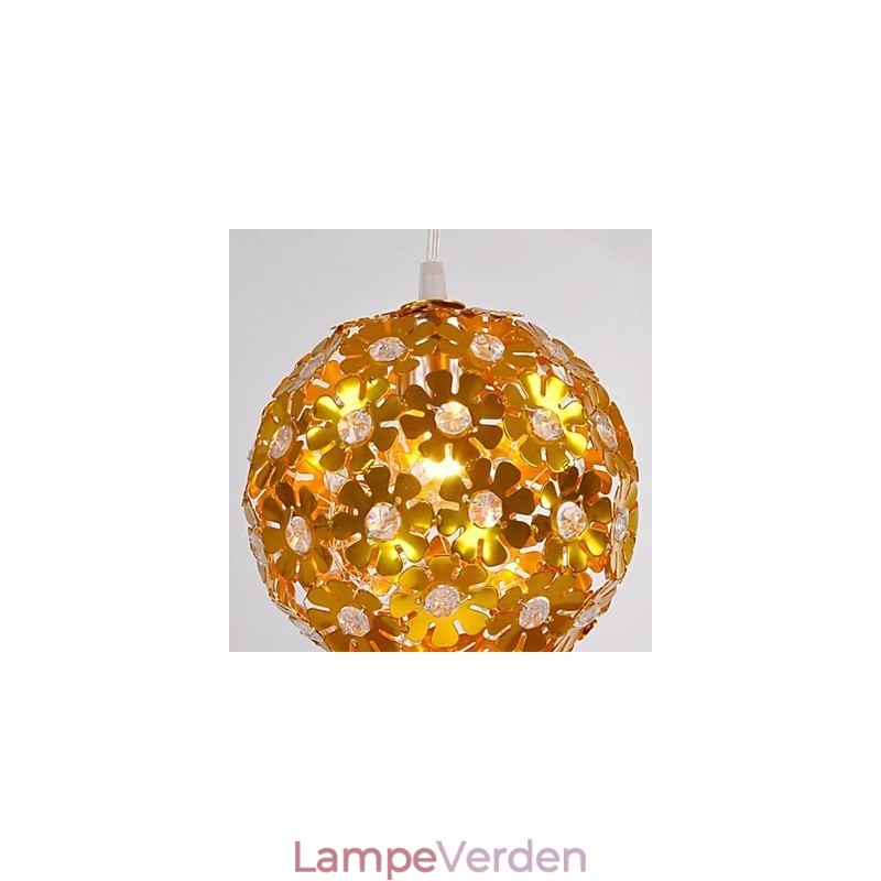 Moderne moderne krystal mini-stil guld metal lysekrone