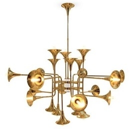 Country Mini Style galvaniseret metal lysekrone