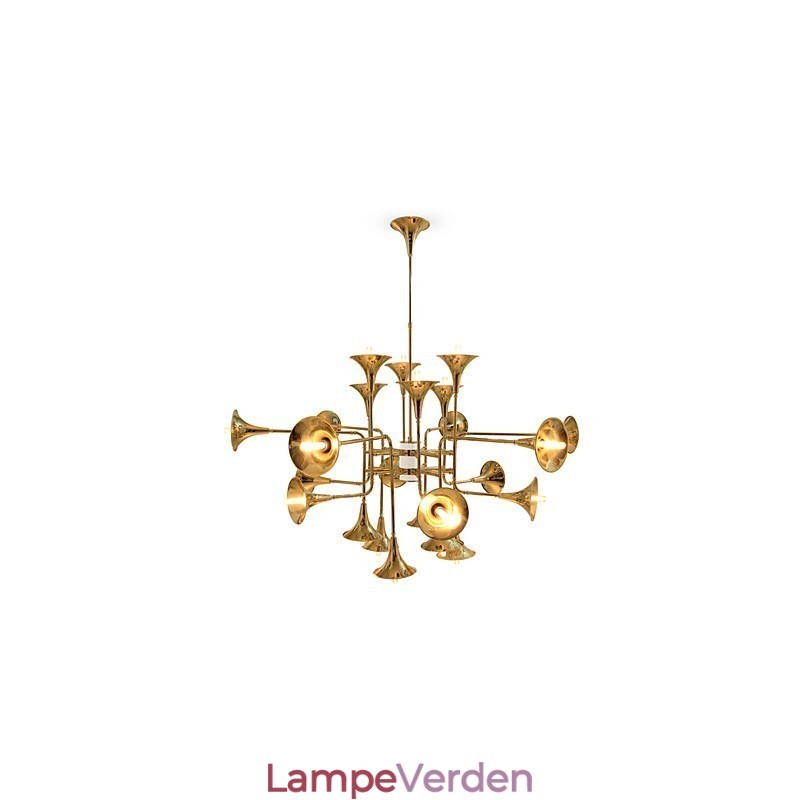 Country Mini Style galvaniseret metal lysekrone