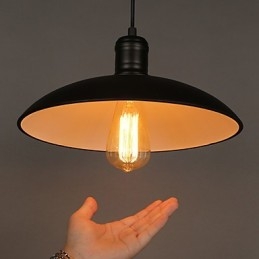 Lamper og lanterner kunst restaurering enkelt hoved smedejern flyvende tallerken Droplight