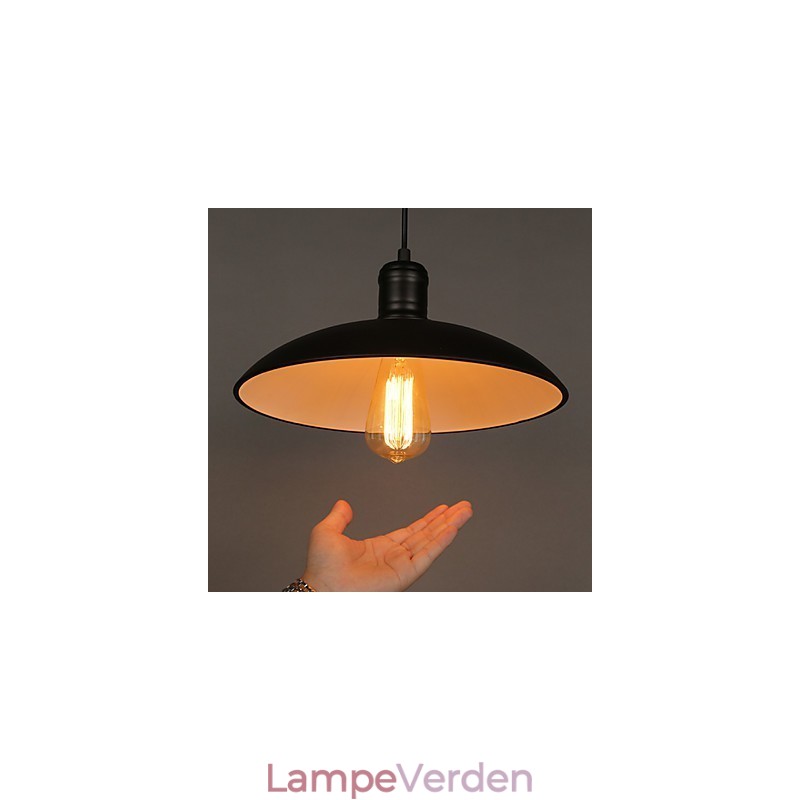 Lamper og lanterner kunst restaurering enkelt hoved smedejern flyvende tallerken Droplight