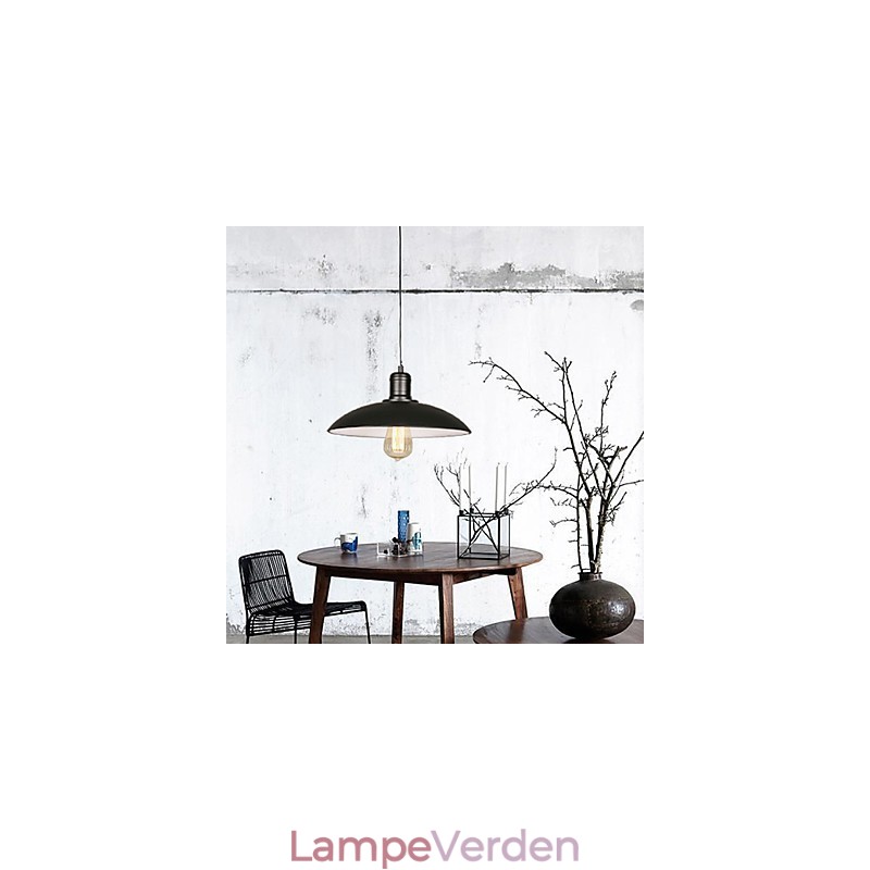 Lamper og lanterner kunst restaurering enkelt hoved smedejern flyvende tallerken Droplight