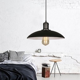 Lamper og lanterner kunst restaurering enkelt hoved smedejern flyvende tallerken Droplight