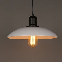 Lamper og lanterner kunst restaurering enkelt hoved smedejern flyvende tallerken Droplight
