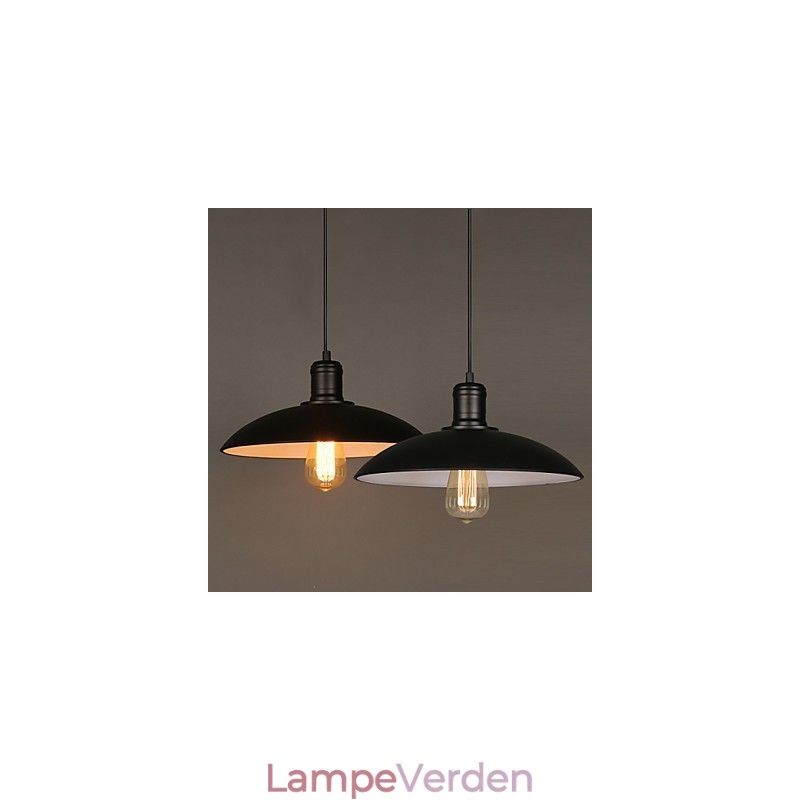 Lamper og lanterner kunst restaurering enkelt hoved smedejern flyvende tallerken Droplight