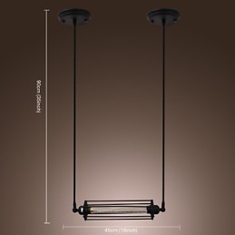 Traditionel klassisk vintage ø maleri pendel lys