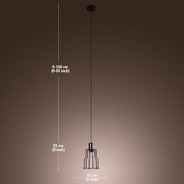Traditionel klassisk vintage mini stil maleri pendel