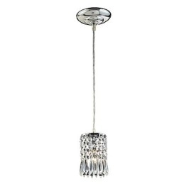 Moderne moderne krystal mini stil galvaniseret pendellampe