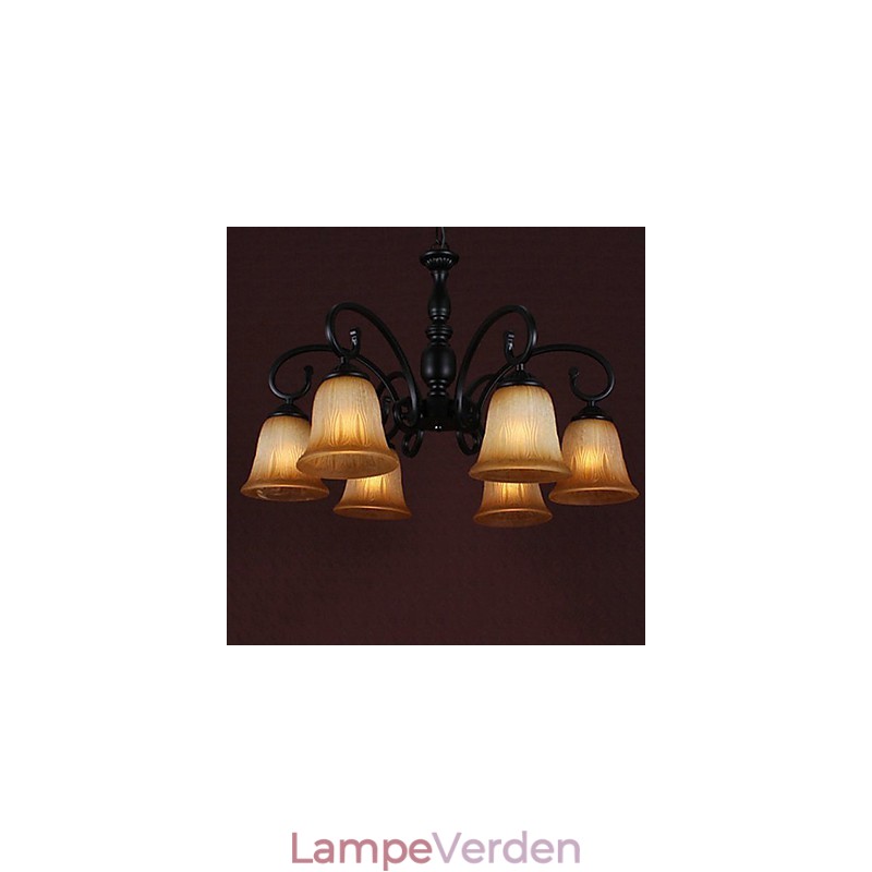 Traditionel klassisk maleri lysekrone