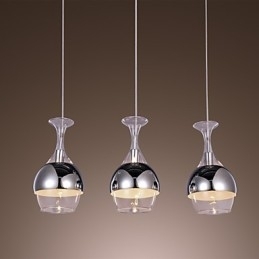 Modern Creative 3 Light Pendant i form af bæger