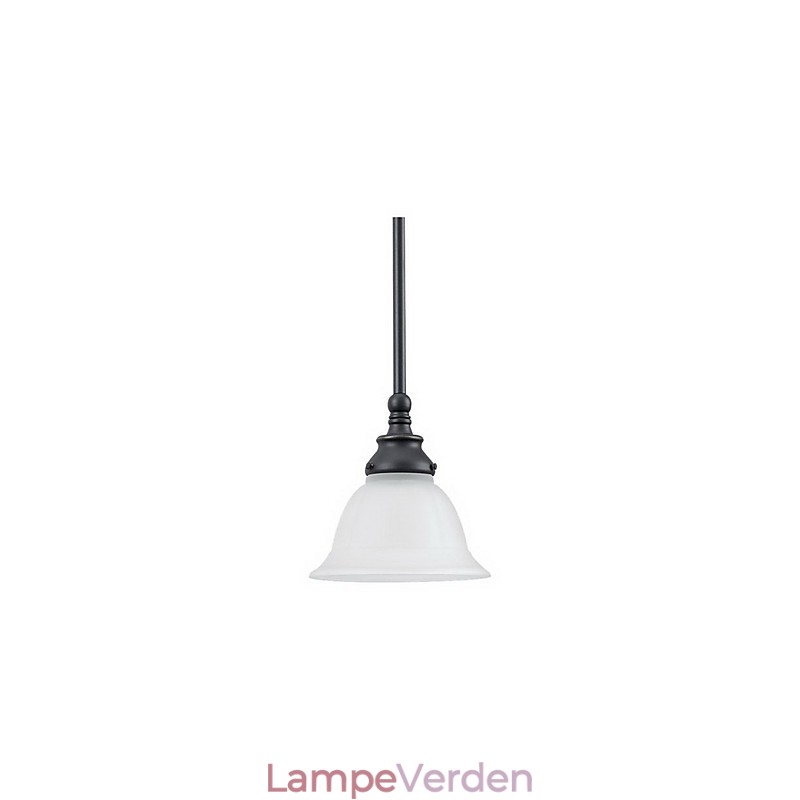 Elegant pendel i hvid skærm