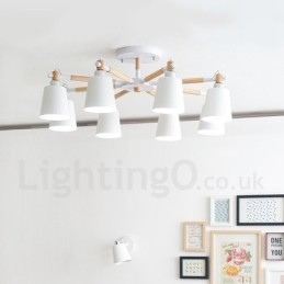 8 Lysekrone i moderne moderne træ
