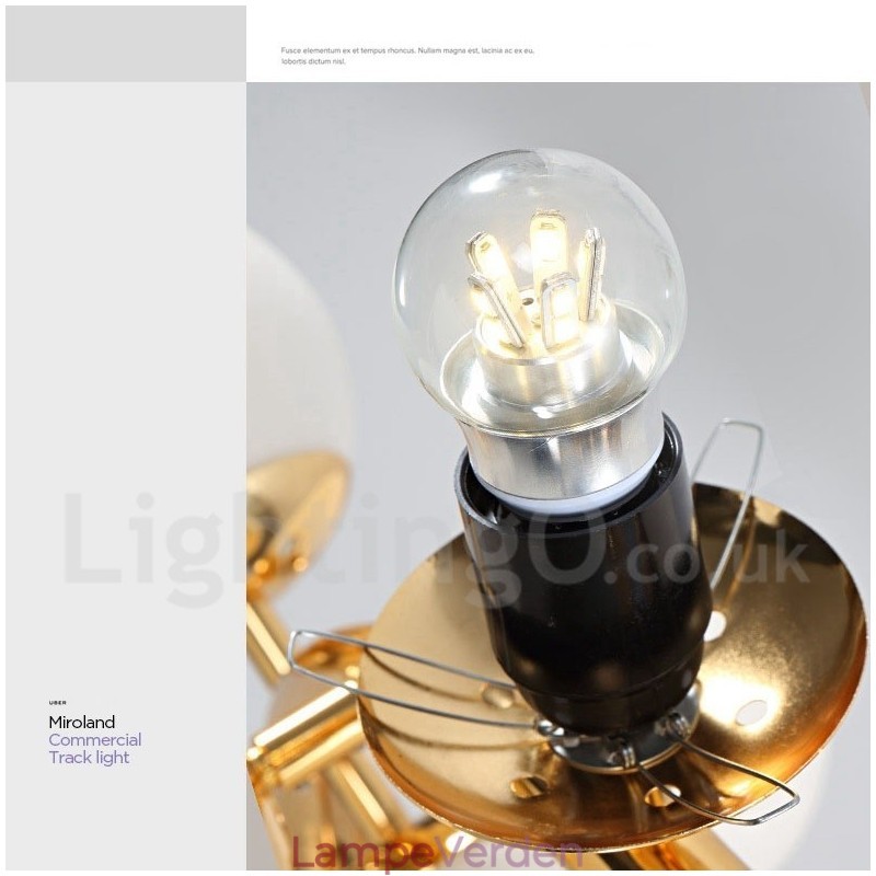 24 lys moderne moderne lysekrone med glasskærmlys