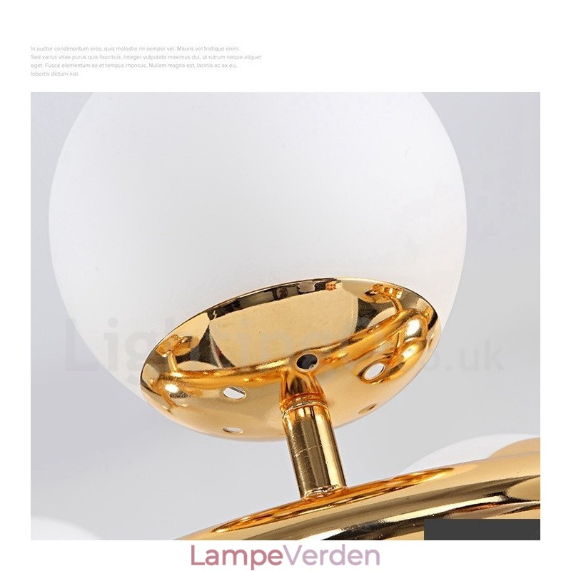 24 lys moderne moderne lysekrone med glasskærmlys