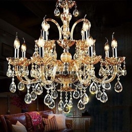 Lysekrone Krystal Moderne Moderne Traditionelt Klassisk Glas