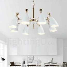 Moderne moderne stil 8 lys lysekronelampe