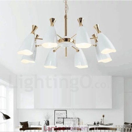Moderne moderne stil 8 lys lysekronelampe Moderne moderne stil 8 lys lysekronelampe