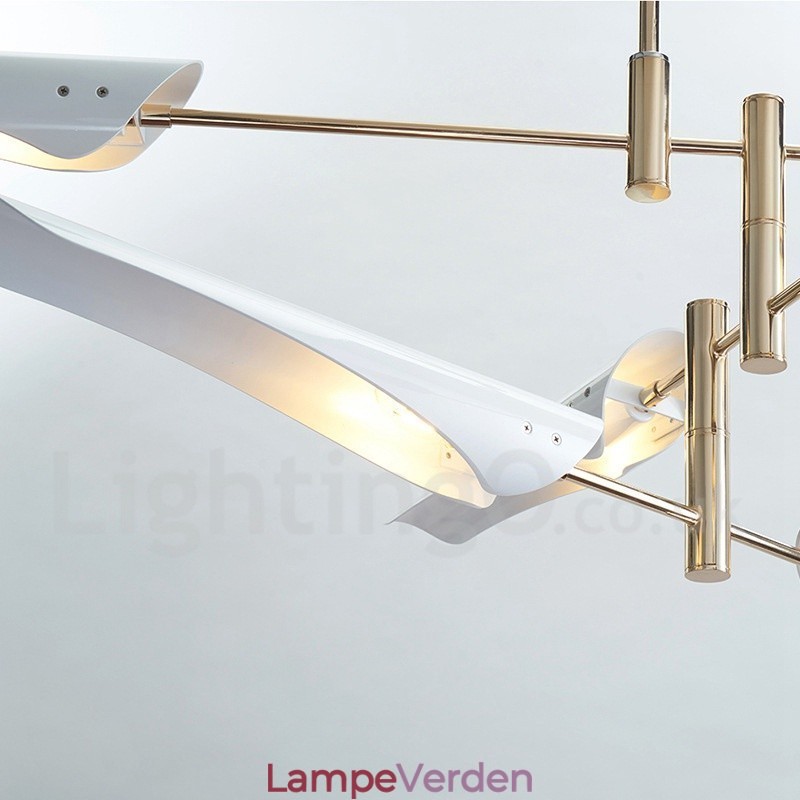 3-lags moderne moderne 6 lys lysekrone