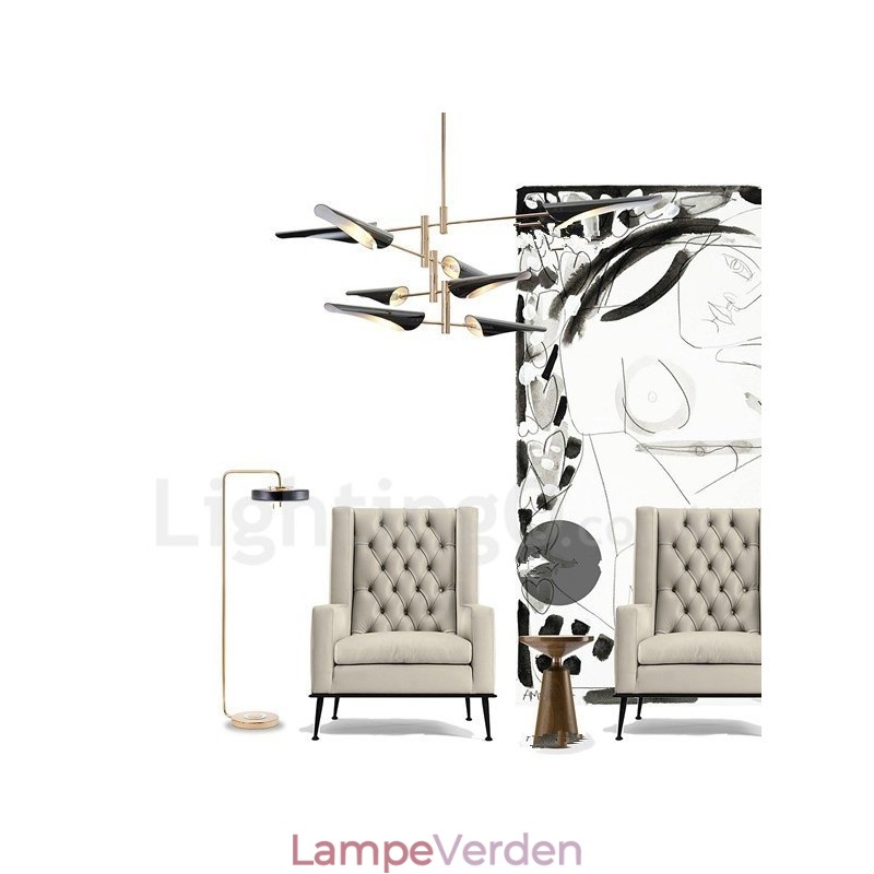 Modern Contemporary 4 Tier 8 lys lysekrone