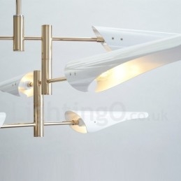Modern Contemporary 4 Tier 8 lys lysekrone