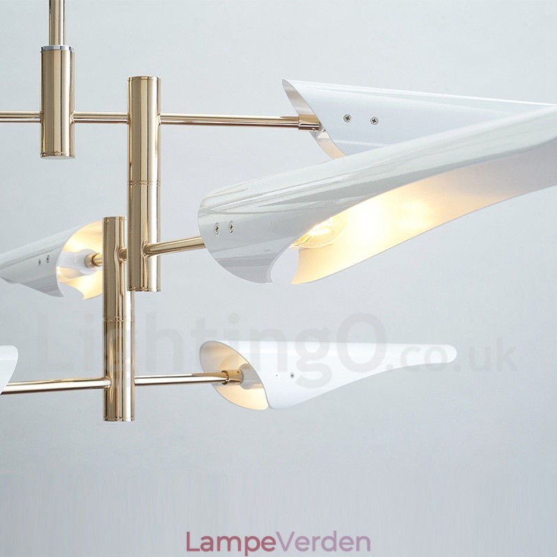 Modern Contemporary 4 Tier 8 lys lysekrone