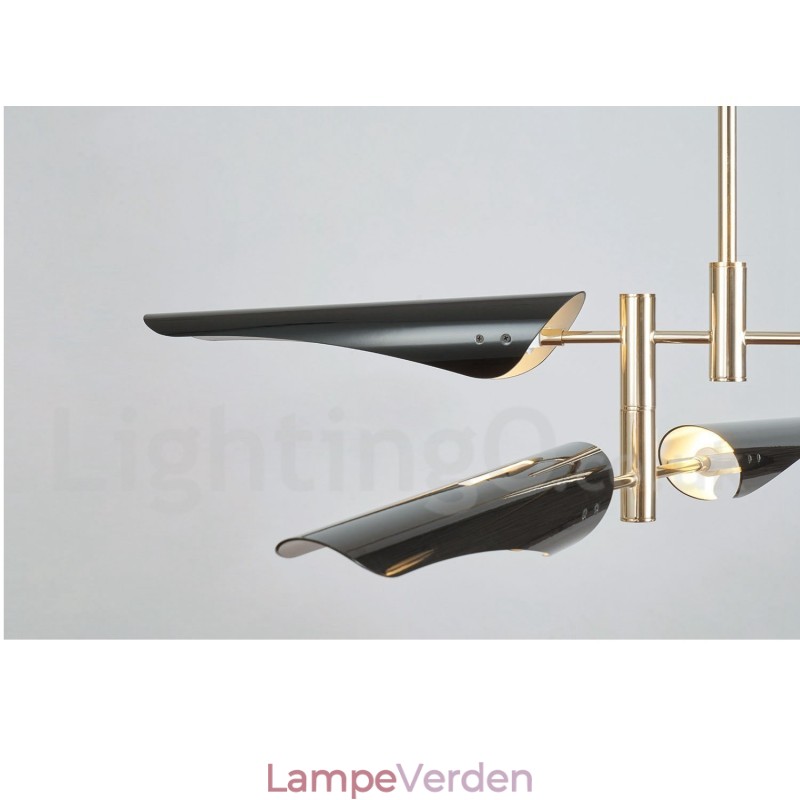 Modern Contemporary 4 Tier 8 lys lysekrone