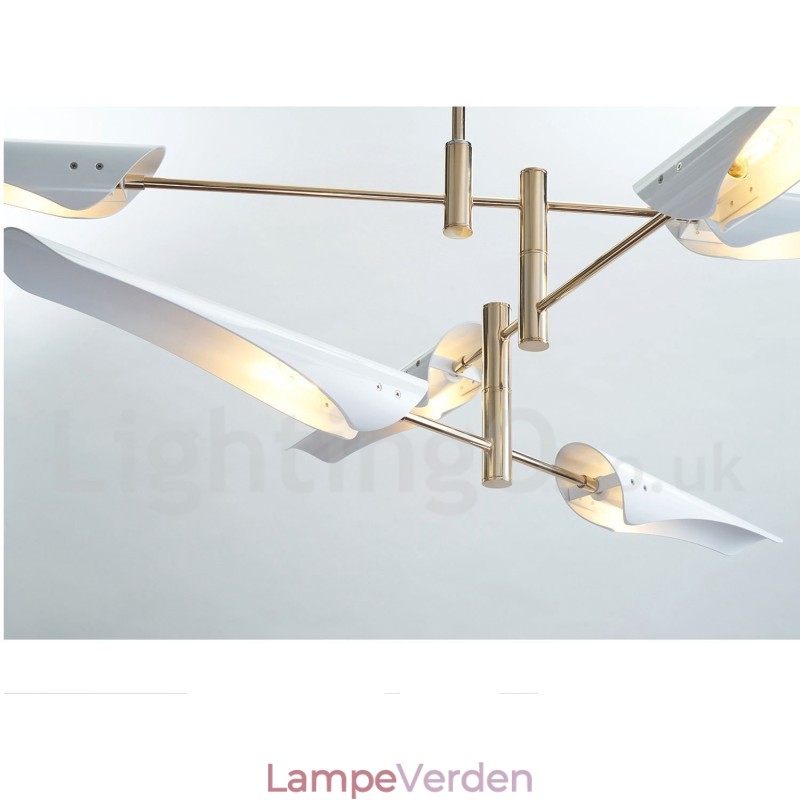 Modern Contemporary 4 Tier 8 lys lysekrone