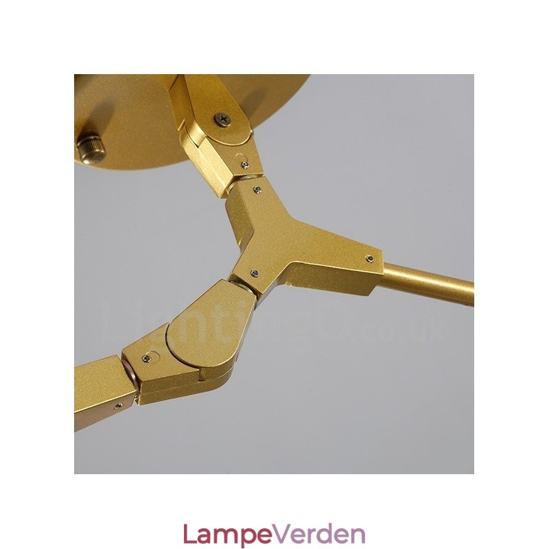 5 lys moderne moderne lysekronelampe