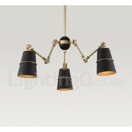 3 lys moderne moderne lysekrone lampe lys