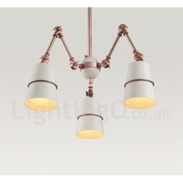 3 lys moderne moderne lysekrone lampe lys