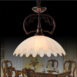 Retro håndmalet kunst vedhæng Lampe Belysning Lampe Belysning